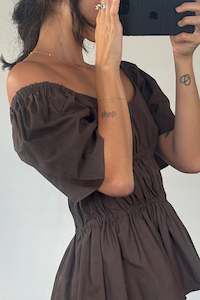 Chocolate: Bodice Top in Chocolate