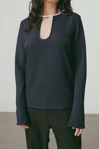 Permanent: Loop Blouse in Ink