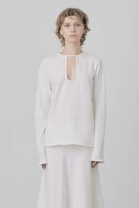 Permanent: Loop Blouse in Ivory