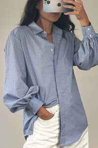 (Remnants) Mes Shirt in Micro Check