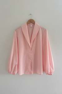 (Remnants) Thirties LS Shirt in Baby Pink