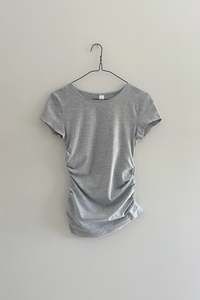 Warp: Warp SS Tee in Grey Marle