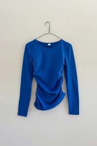 Warp LS Top in Klein Blue