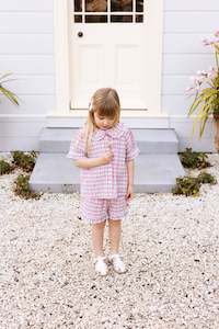 Shirts & Tops: Dune Blouse - Folk Check