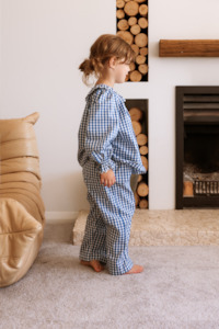 Bottoms: Harriet Trouser - Cornflower Gingham