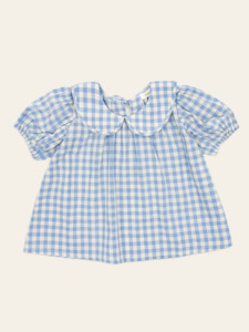 Tops: Rudy Blouse - Bluebell Check