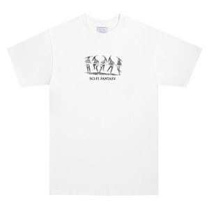 Sci-Fi Fantasy Jesters Priviledge Tee White