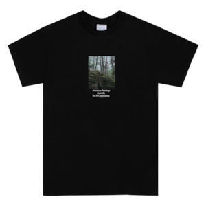 Sci-Fi Fantasy Forest Tee Black