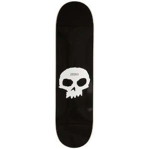 7 Skateboard Decks: Zero Single Skull Deck 7.75"