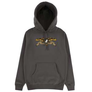 Anti Hero: Anti Hero Eagle Hoodie Charcoal