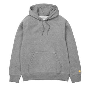 Carhartt WIP Hooded Chase Sweat Grey Heather