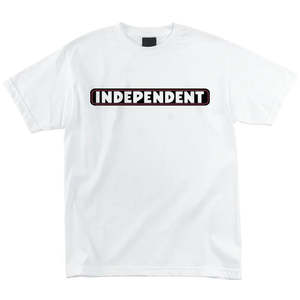 Independent Bar Logo T-Shirt White