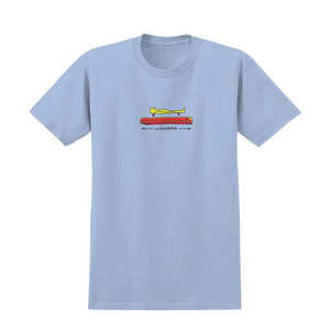 Krooked: Krooked Koffin T-Shirt light Blue