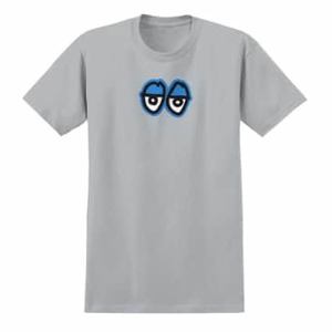 Krooked: Krooked Eyes T-Shirt Silver/Blue