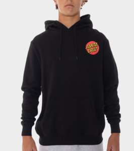 Santa  Cruz Classic Dot Chest Hood Black