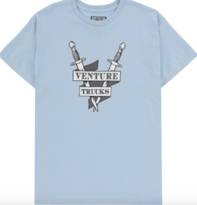 Venture: Venture Crest Tee Light Blue