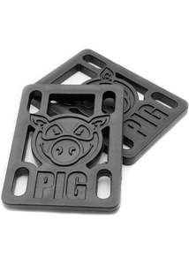 Pig Riser Pads 1/4" Black