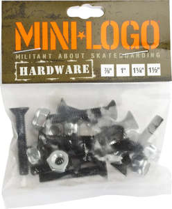Hardware: Mini Logo Phillips Hardware Black 1.5"
