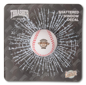 Huf X Thrasher Grand Slam Ball Sticker