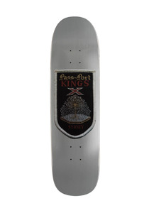 8 9 Skateboard Decks: Passport Patch Series Kings X Softie Deck 8.625"