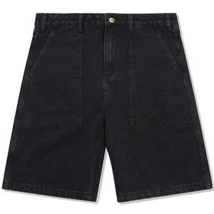 Butter Goods Patch Pocket Denim Shorts Faded Black