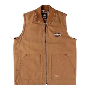 Dickies X Thrasher Vest Brown Duck