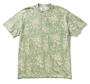 Butter Goods Woods Camo T-Shirt Washed Sage