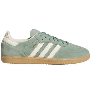 Adidas 1: Adidas Samba ADV Green/White/Gold