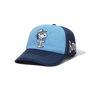 Caps: Butter Goods Spike5 Panel Cap Navy/Light Blue