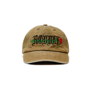Hoddle Rose Cap Brown Wash Denim