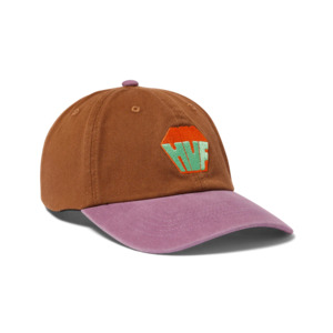 Huf Big Block washed 6 Panel CV Hat Brown