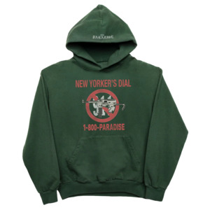 Hoodies: Paradise NYC New Yorkers Dial Hood Ivy