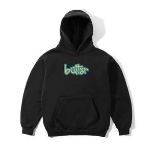 Hoodies: Butter Goods Connections Hood Black