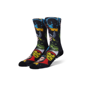 Featured Homepage: Huf X Marvel Galactic Heads Crew Sock