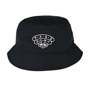 Pass~Port Heirloom RPET Bucket Hat - Size Large , Black