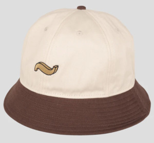Bucket: Pass-Port Tilde 6 Panel Bucket Hat Chocolate