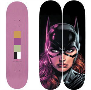 Color Bars: Color Bars X DC COMICS Batgirl Skateboard Set of 2 (8.25")