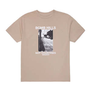 GX1000 Bomb Hills Not Countries Tee [Sand w/ White Font]