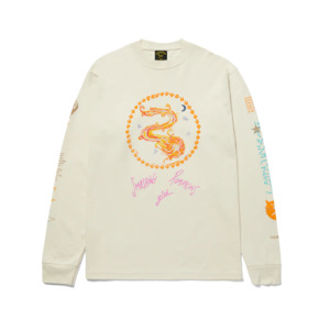 HUF x Smashing Pumpkins Crush Longsleeve Tee Bone