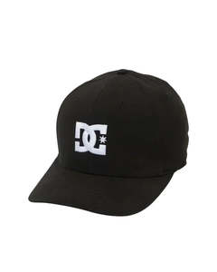 Dc: DC Star Flexifit Cap Black (Size L/XL)