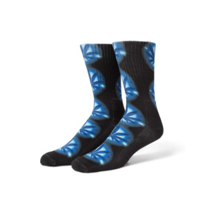 Huf Airbrush Digital Plantlife Sock Black/Blue
