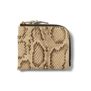 Huf: Huf Fuck It Snakeskin Wallet Brown
