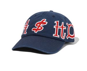 Cash Only Currency Cap Navy