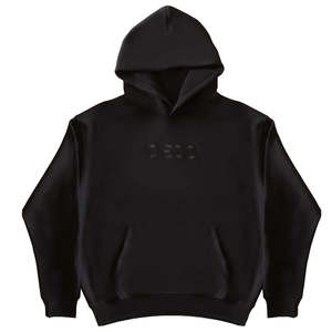 Deco Forever Embroidered Hoodie Black