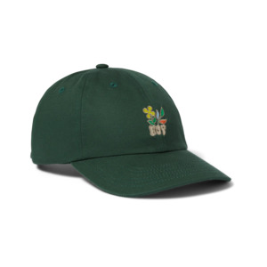 Caps: Huf Bloom Cap Hunter Green
