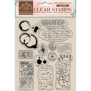 Stamps Stamperia: Stamperia - Create Happiness - "Elements" Acrylic Stamp 14x18cm