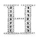 Sullivans - Rhinestone Alphas - H