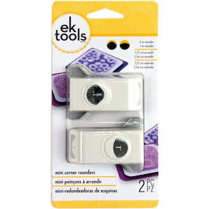 Tools Storage Bags Ek Success: EK Success - Mini Punch - Corner Rounder Twin Pack (0.5" & 1")