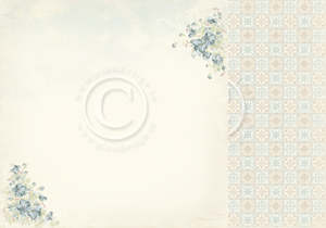 Pion Design - Cherry Blossom Lane - 12x12 "Himalayan Poppy"