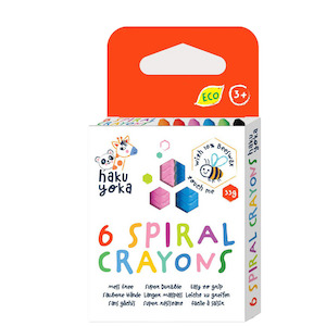 Avenir: Avenir - Haku Yoka - Spiral Crayons - 6 Pack